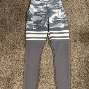 Bombshell Sportswear Gray Camouflage Leggings